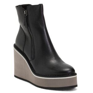 NAKED FEET Black Leather Avail Booties